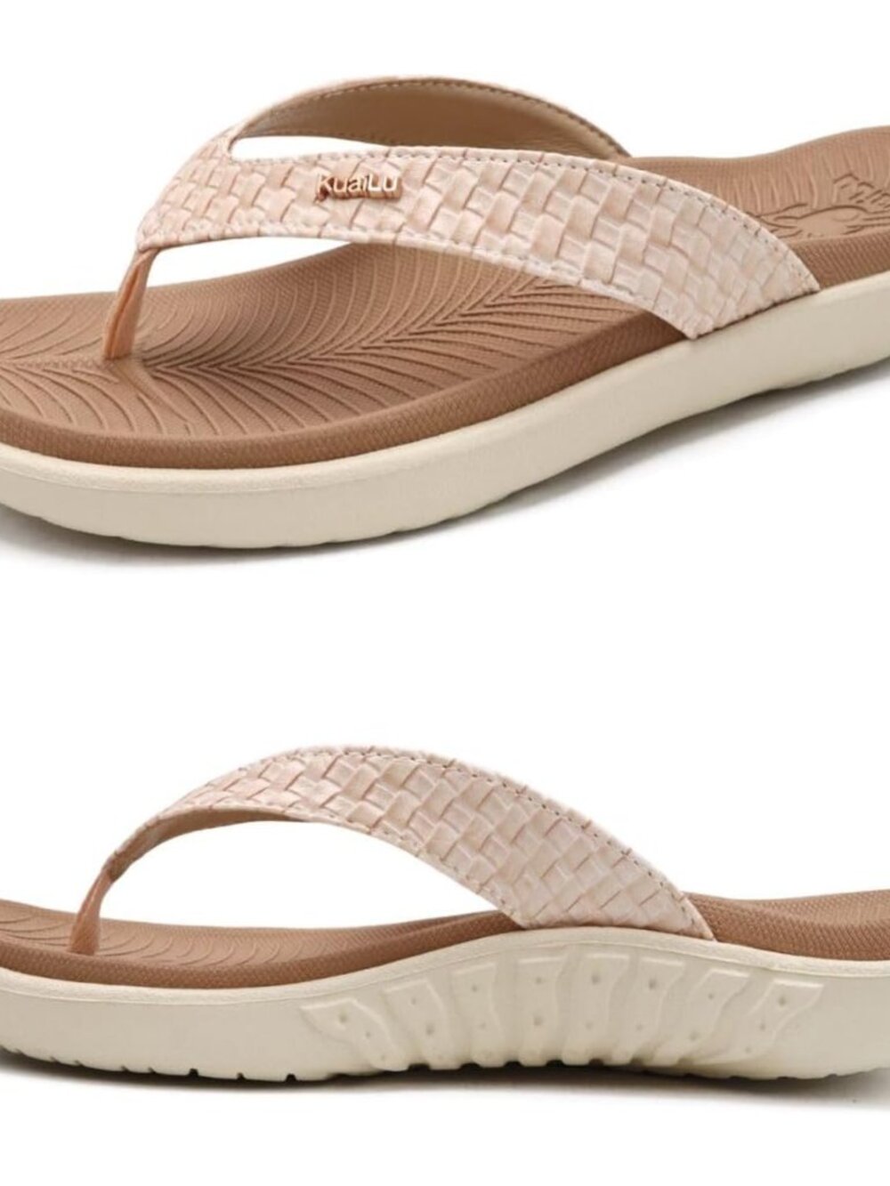 Women's Orthotic Flip Flops with Arch Support & Cushioned Comfort
